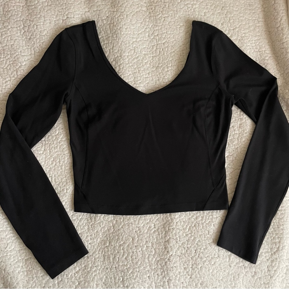 Lululemon align long sleeve in black